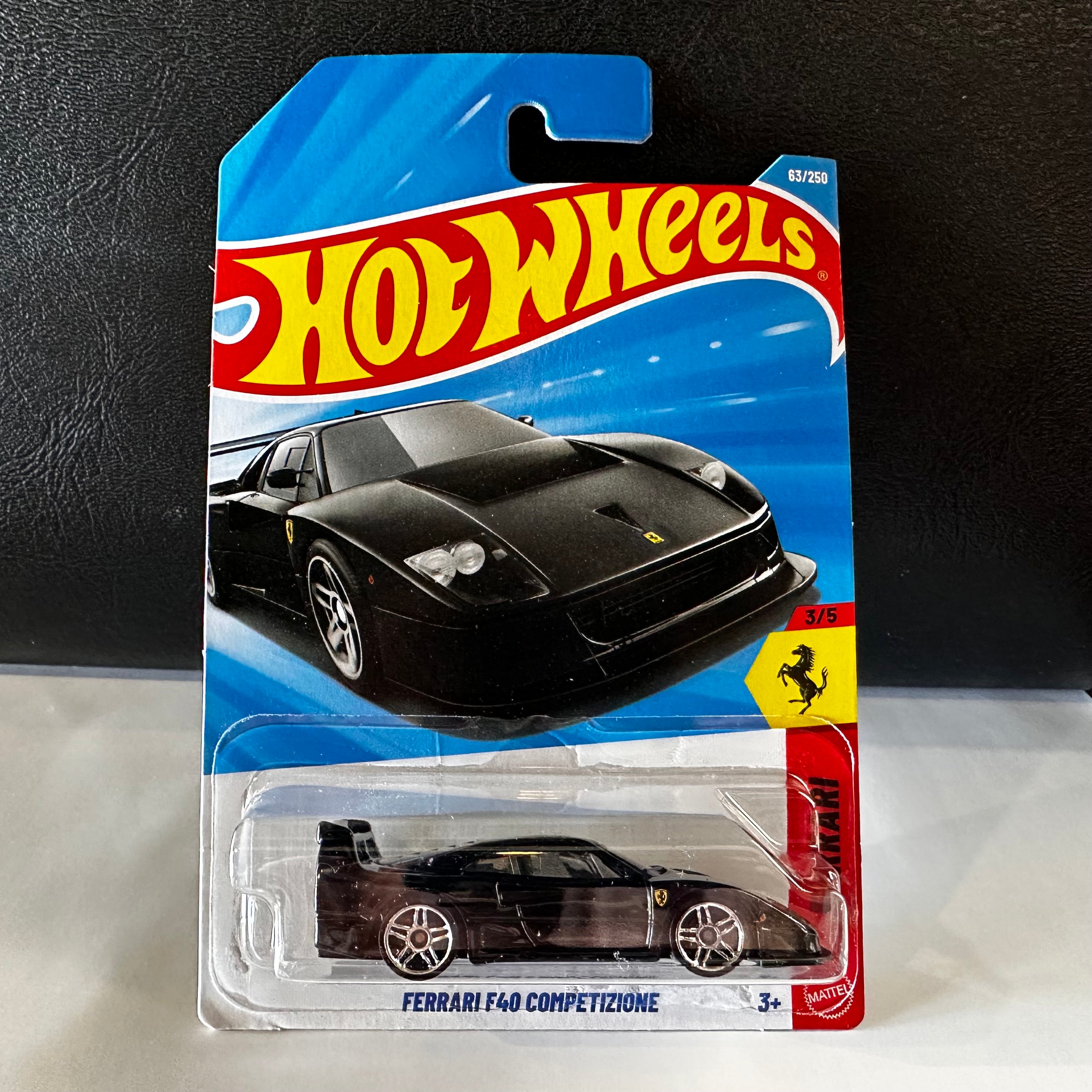 Hot Wheels Ferrari F40 Competizione – Black